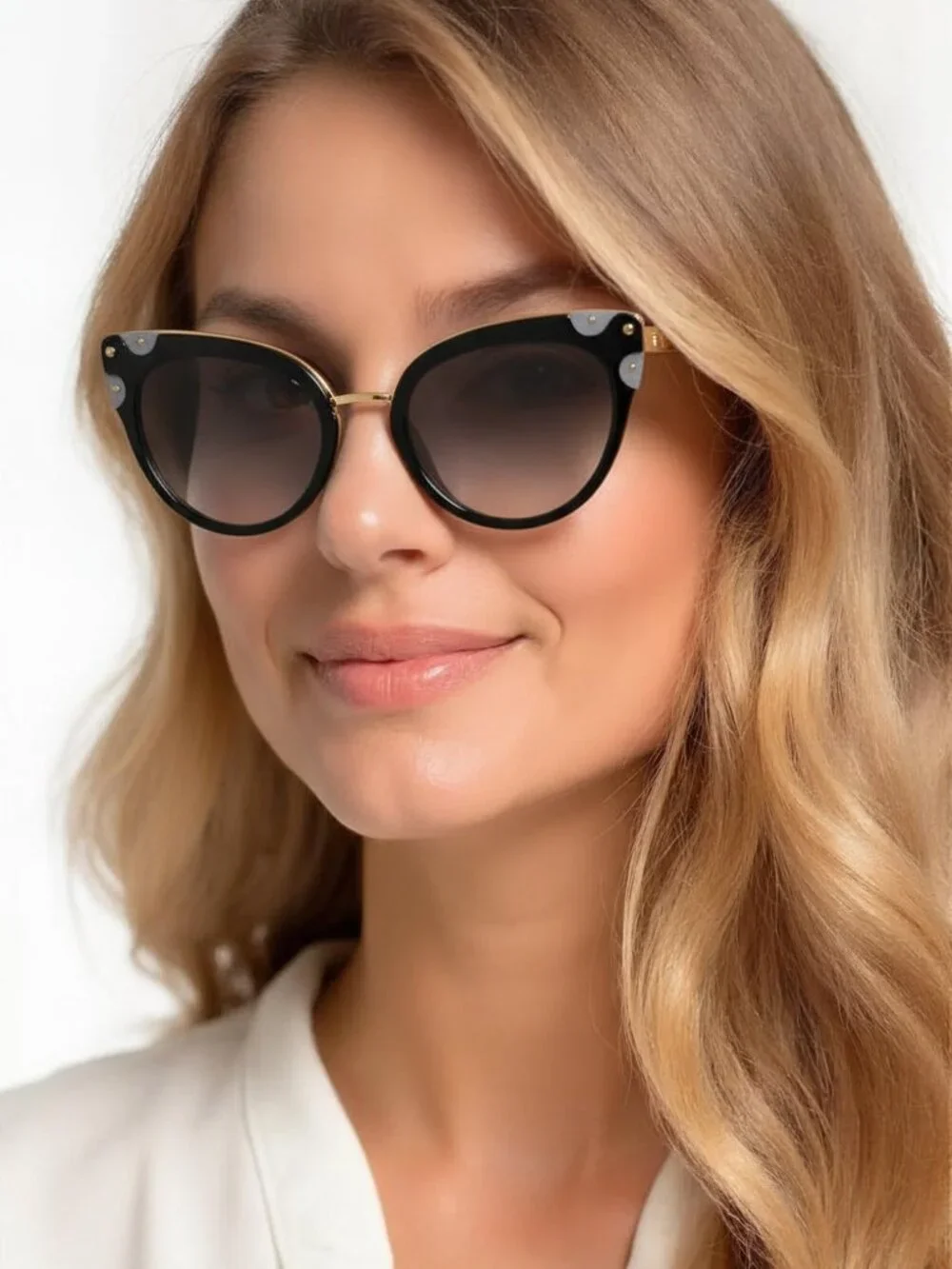 NWT Auth Dolce & Gabbana Cat Eye Sunglasses 4340
